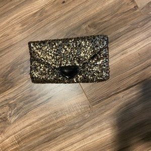 Glitter clutch